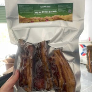 Thịt Ba Chỉ Lợn Gác Bếp Túi 500G, 1KG - Sản phẩm OCOP Tủa Chùa, Điện Biên
